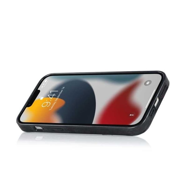 iPhone 14 -matkapuhelimen suojakuori korttitelineellä Retro V4