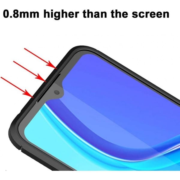 Redmi 9A Iskunkestävä ohut kansi FullCarbon V4