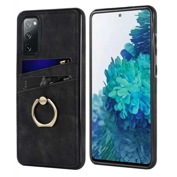 Samsung S20 FE -matkapuhelimen suojakuori korttitelineellä Retro V4