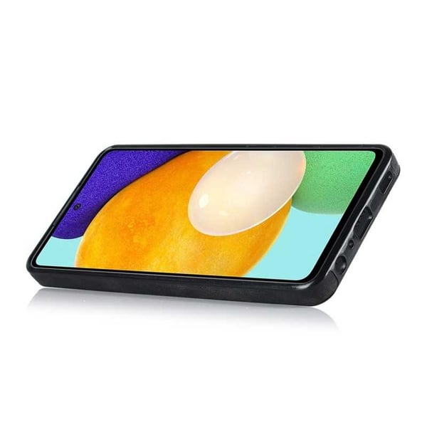 Samsung A52 4G/5G -matkapuhelimen suojakuori korttitelineellä Retro V4