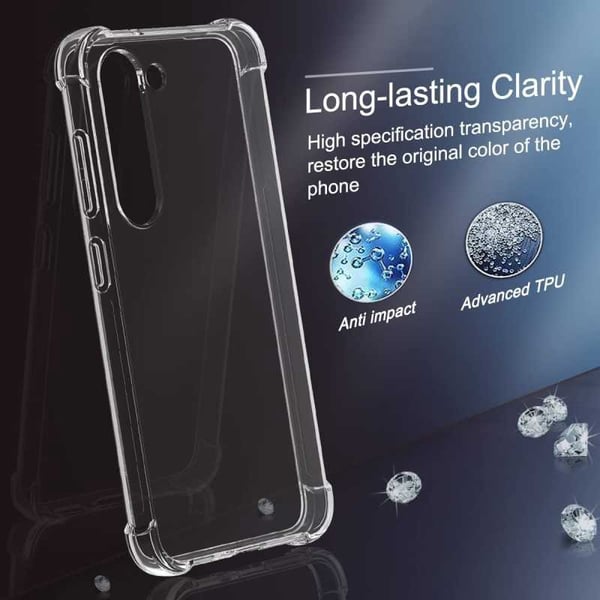 Samsung S23 Stöttåligt Skal med Förstärkta Hörn