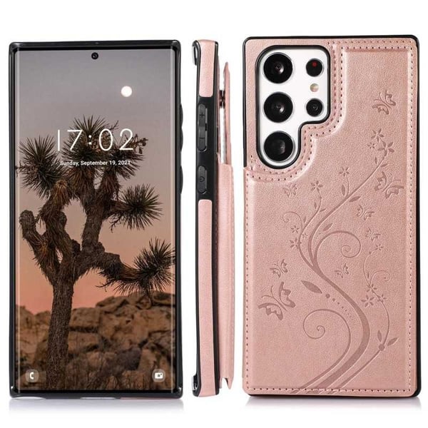 Samsung S23 Ultra Stöttåligt Skal Korthållare 3-FACK Flippr V2 Samsung S23 Ultra Stöttåligt Skal Korthållare 3-FACK Flippr V2