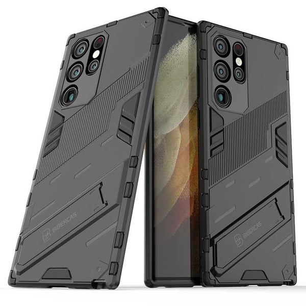Samsung S23 Ultra Iskunkestävä kotelo jalustalla ThinArmor V2