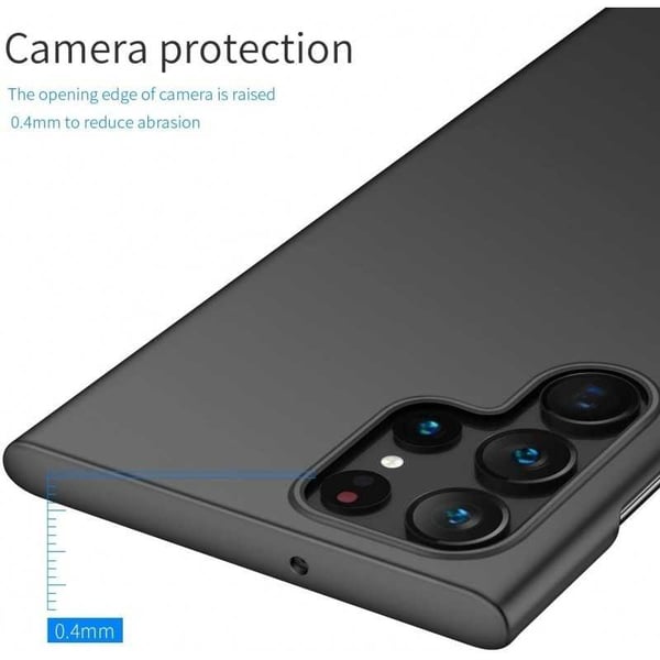Samsung S23 Ultra kumipinnoitettu Mattavärinen Basic V2