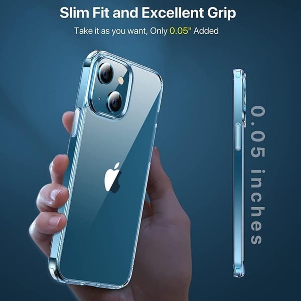 iPhone 14 Plus iskuja vaimentava silikonikotelo Simple