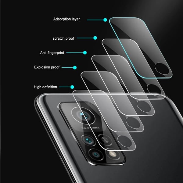 2-PACK Xiaomi Redmi Note 11 / 11S 5D Skydd Linsskydd Kameraskydd