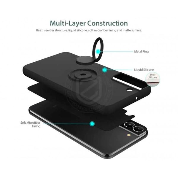 Samsung S23 Plus Iskunkestävä kotelo CamShield-renkaan pidikkeellä