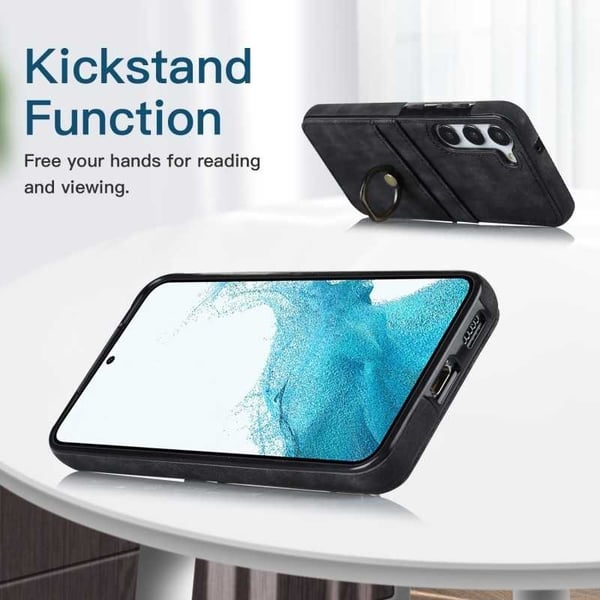 Samsung S23 Ultra -matkapuhelimen suojakuori korttitelineellä Retro V4