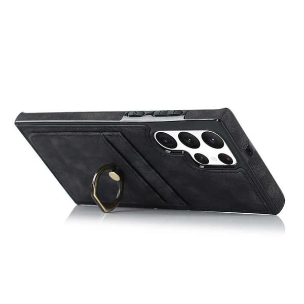 Samsung S23 Ultra -matkapuhelimen suojakuori korttitelineellä Retro V4
