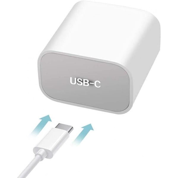 Komplet 20W USB-C højhastighedsoplader med USB-C-kabel