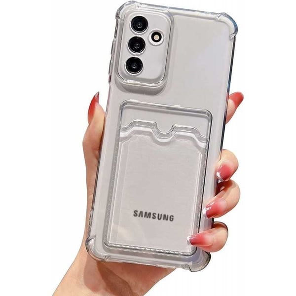 Ohut iskunkestävä kännykkäkuori korttipaikalla Samsung A14 5G/4G