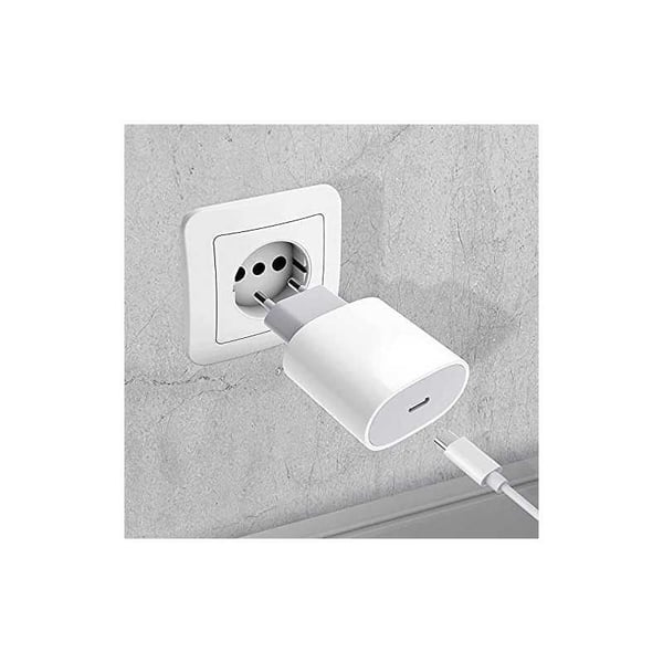 Komplet 20W USB-C højhastighedsoplader med 2m Lightning-kabel