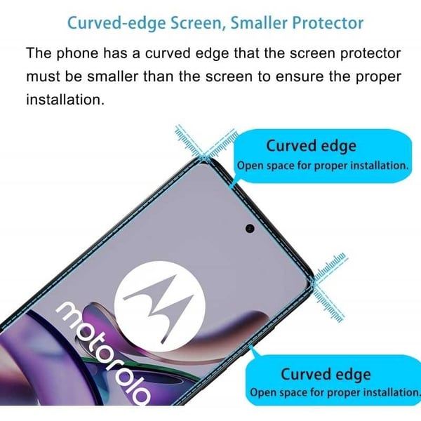 2-PACK Motorola Moto G13 / G23 Härdat glas 0.26mm 2.5D 9H