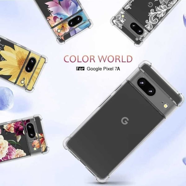 Google Pixel 7A iskuja vaimentava silikonikotelo Shockr