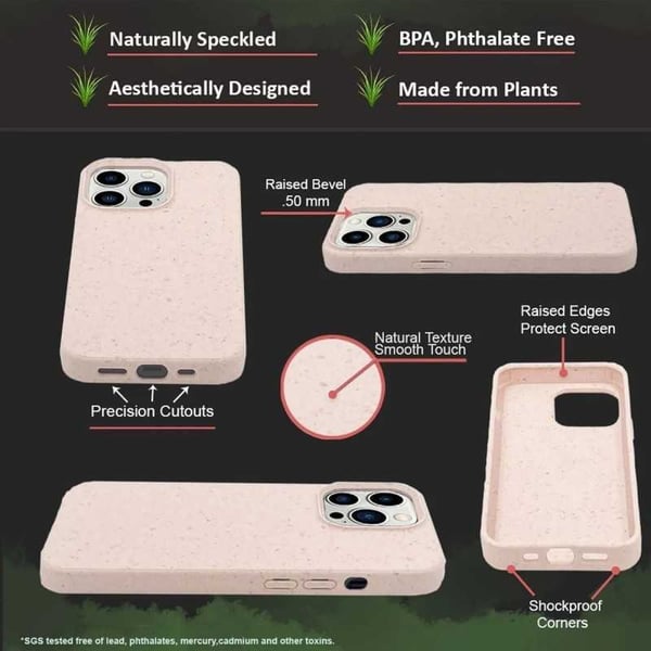 iPhone 12 Mini Iskunkestävä ympäristöystävällinen matkapuhelinkotelo NordCell™