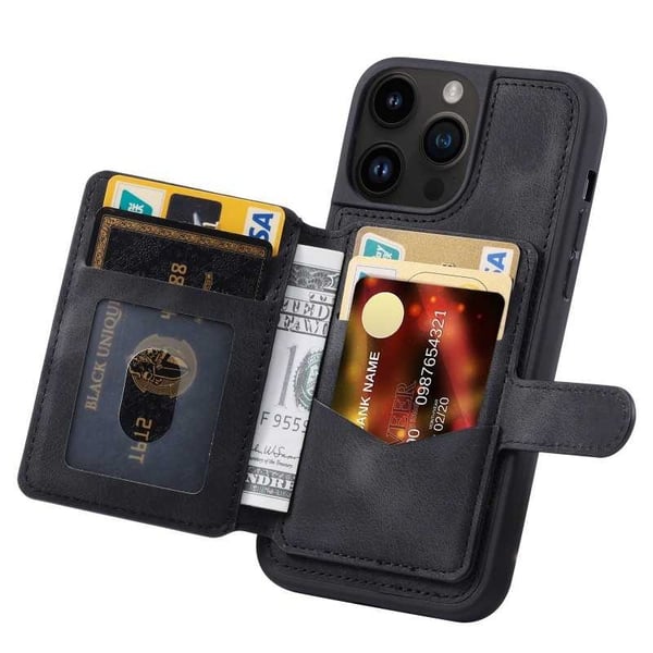 iPhone 12 / 12 Pro Iskunkestävä Premium Cover 7-SLOT Solid V6 Nordcell™