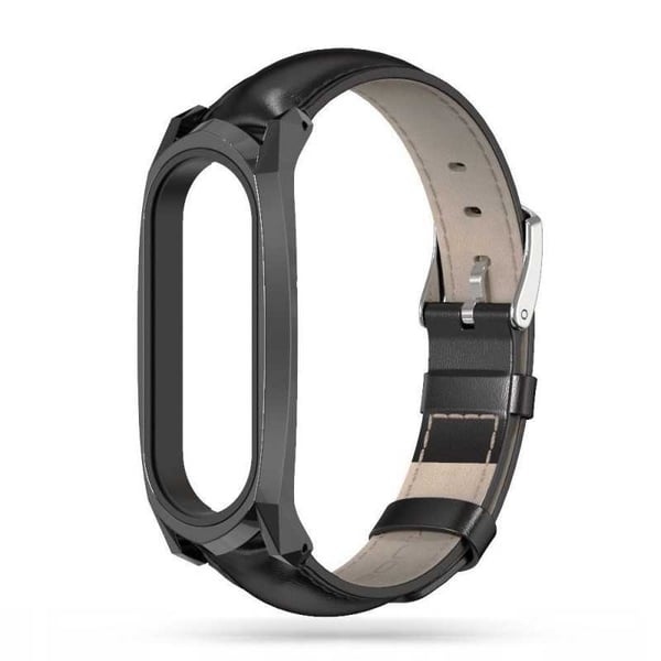 Amazfit Mi Band 6 / 5 / 4 / 3 tyylikäs nahkaranneke Retro