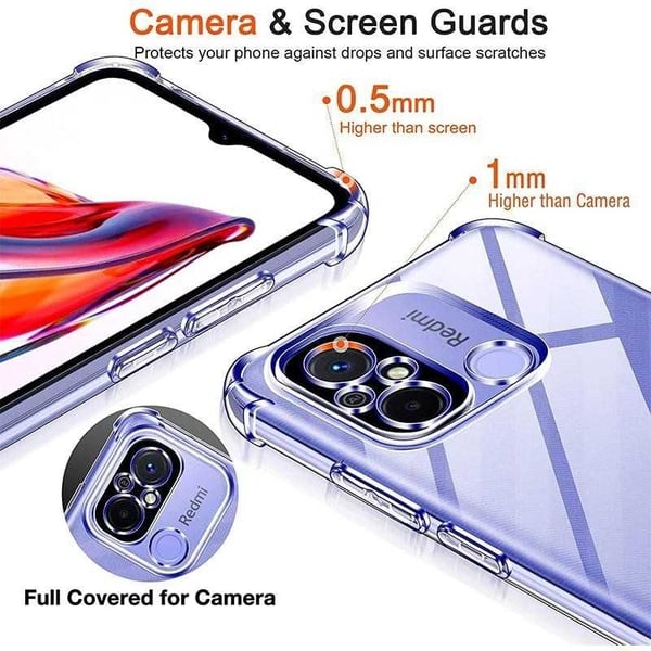 Redmi Note 12 4G iskuja vaimentava silikonikotelo Shockr