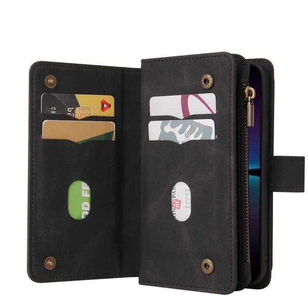 Xperia 1 IV Multifunktionellt Plånboksfodral Zip 13-Fack
