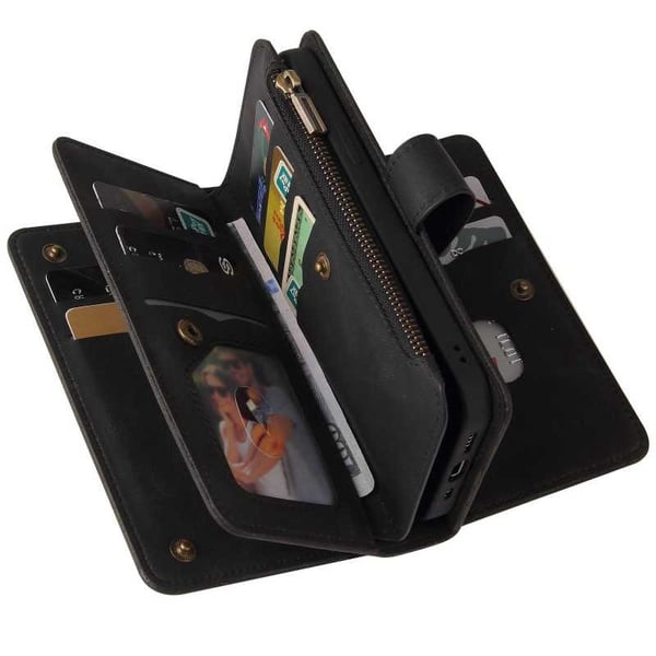 Xperia 1 IV Multifunktionellt Plånboksfodral Zip 13-Fack