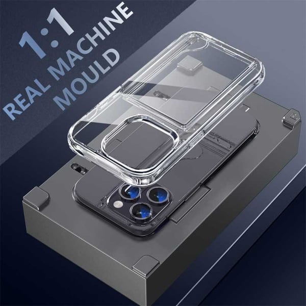 iPhone 14 Pro Max Iskunkestävä kansi korttilokerolla V3