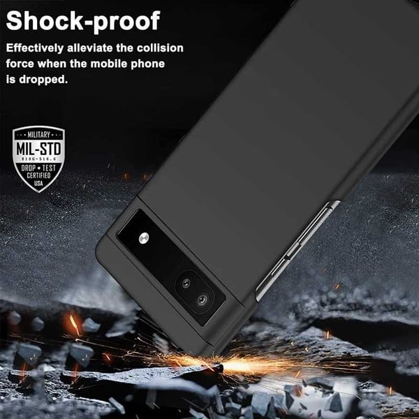 Google Pixel 8 Pro Ultra-ohut kumipinnoitettu Mattavärinen Basic V2