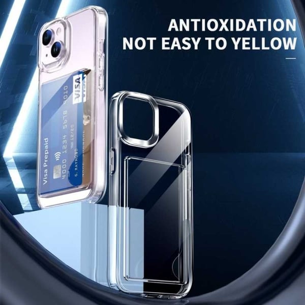 iPhone 15 Iskunkestävä kansi korttilokerolla V3
