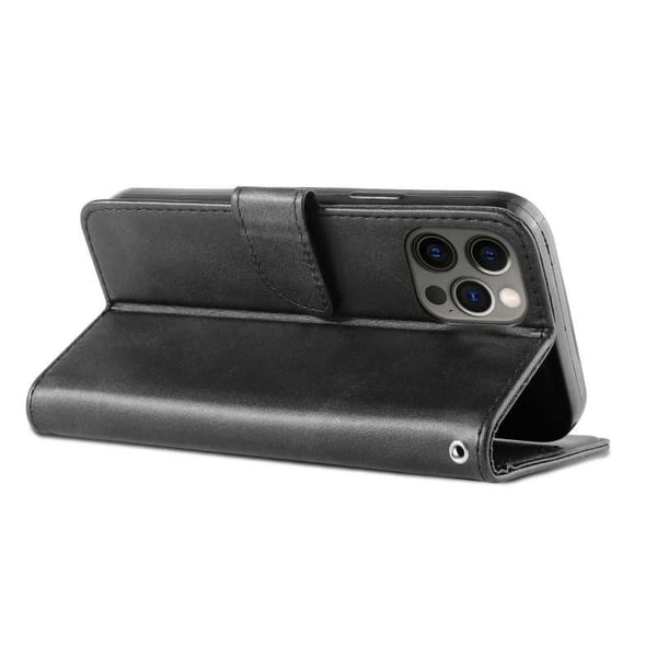 iPhone 15 Wallet Case PU-nahkainen 4-POCKET