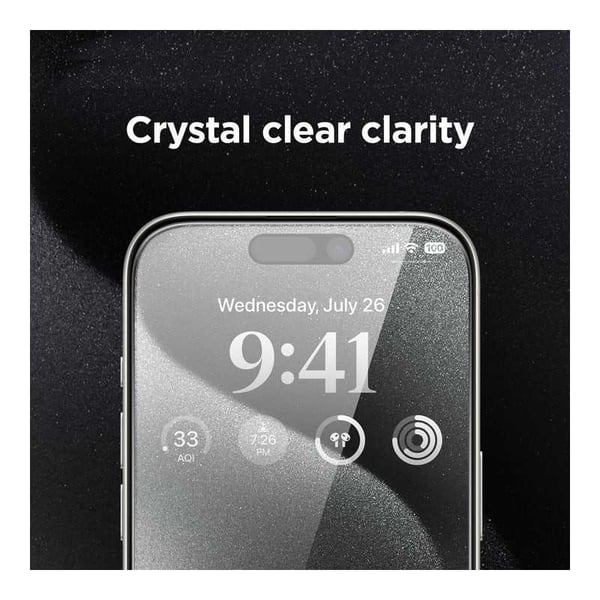 2-PACK iPhone 14 Pro Privacy Karkaistu lasi 0,26mm 2,5D 9H