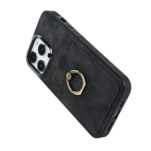 iPhone 14 Pro mobilcover med kortholder Retro V4
