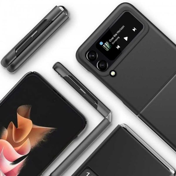 Ohut mattamusta kansi Samsung Galaxy Z Flip 4