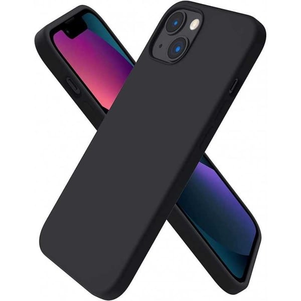 iPhone 15 Plus ultraohut pehmeä kuminen mattamusta kansi