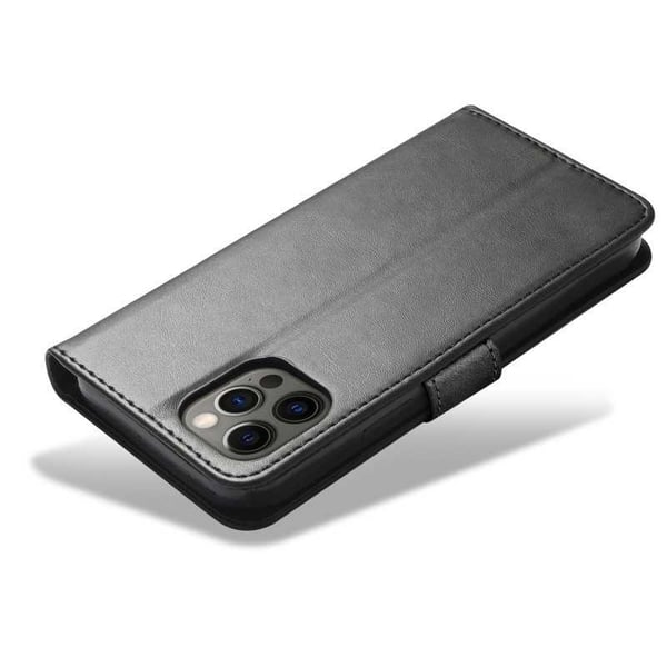 iPhone 15 Plus Wallet Case PU-nahkainen 4-POCKET