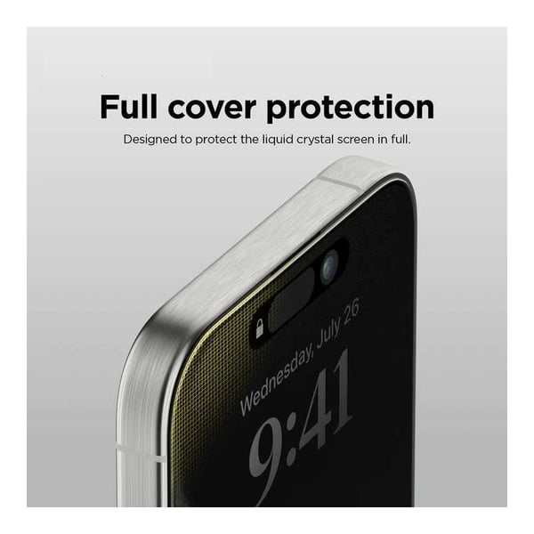 2-PACK iPhone 14 Pro Privacy Karkaistu lasi 0,26mm 2,5D 9H