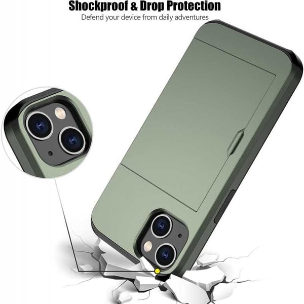iPhone 14 Iskunkestävä Cover Cover Card -paikka StreetWise