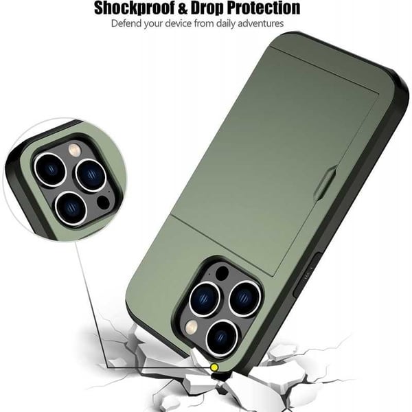iPhone 15 Pro Iskunkestävä Cover Cover Card -paikka StreetWise