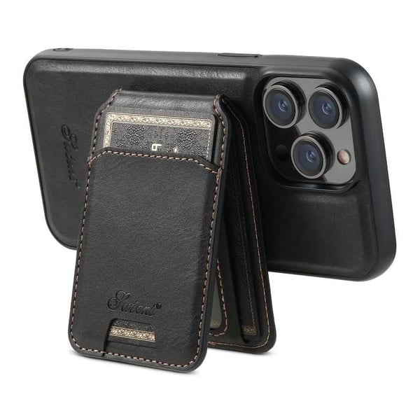 Suteni™ 2in1 Magsafe etui med kortholder iPhone 12 Pro Max - Svart