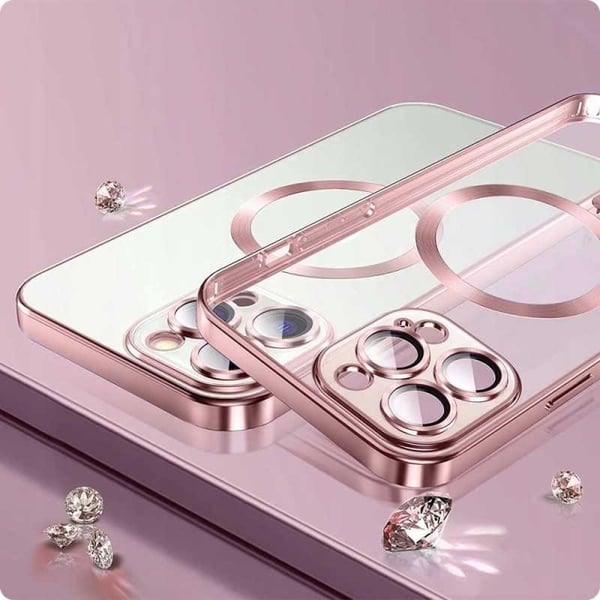 Iskunkestävä MagSafe-yhteensopiva kotelo iPhone 15 Pro musta