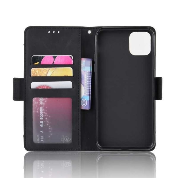iPhone 15 Pro lompakkokotelo PU-nahkainen 6-POCKET Winston V3