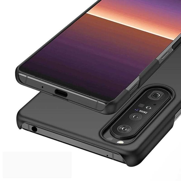 Xperia 1 V Ultra-ohut kumipinnoitettu Mattavärinen Basic V2