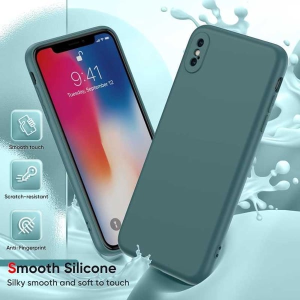 iPhone XS Max Kuminen Matt Green Shell Liquid - vihreä