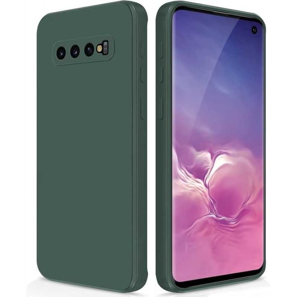 Samsung S10 Plus Kuminen Matt Green Shell Liquid - vihreä