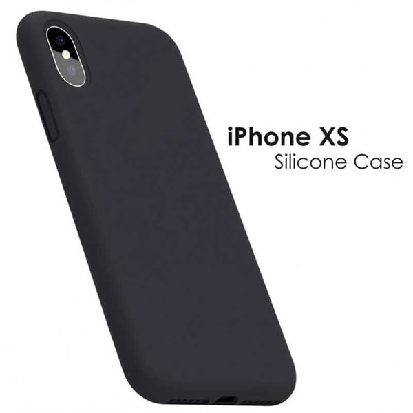 Kuminen tyylikäs suojakuori 3in1 iPhone X / XS - Musta