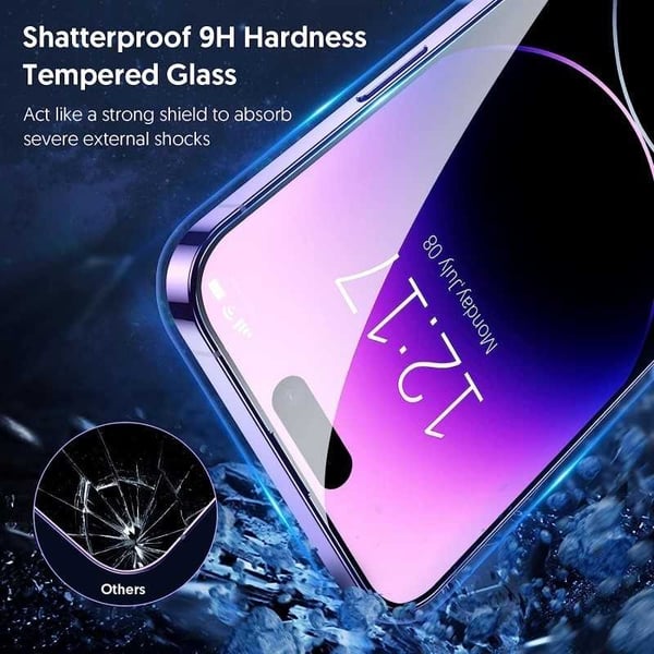 Kuminen tyylikäs suojakuori 3in1 iPhone 15 - Musta
