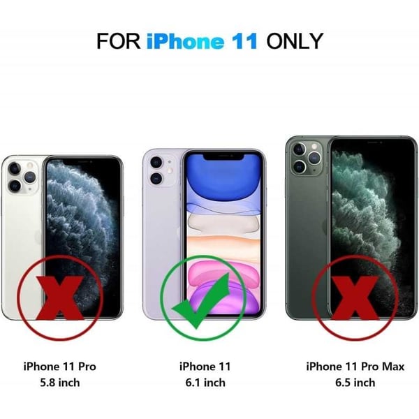 iPhone 11 Iskunkestävä kansikorttikotelo StreetWise - Rose Gold