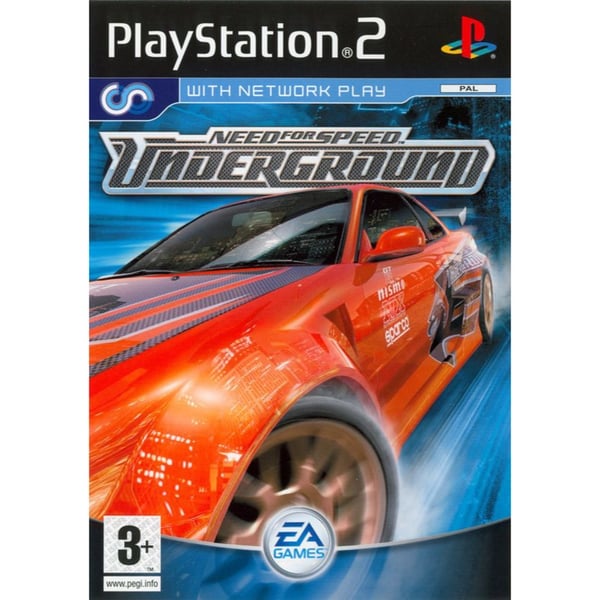 Need for Speed Underground Playstation 2 PS2 Swedish (Brukt)