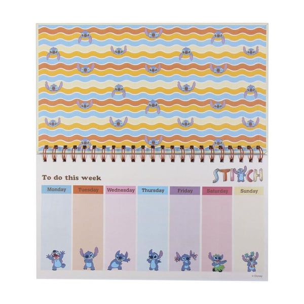 Disney Stitch week planner