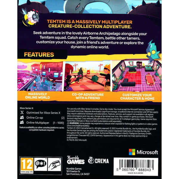 Temtem Xbox Series X