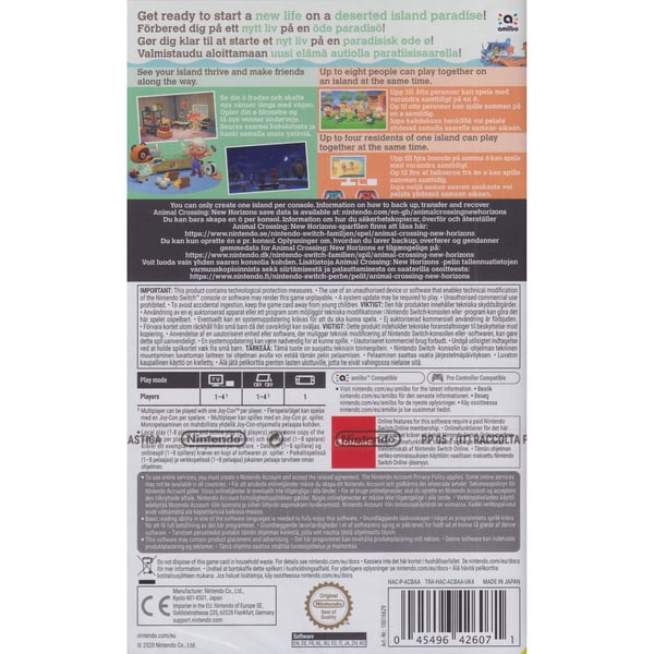 Animal Crossing New Horizons Nintendo Switch Nordic