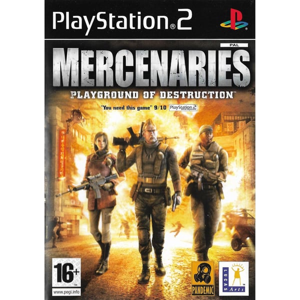 Mercenaries Playground of Destruction Playstation 2 PS2 (Käytetty)
